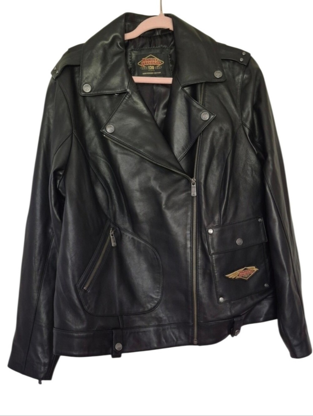 Harley-Davidson 120th Anniversary Women's Leather Moto Jacket 1W